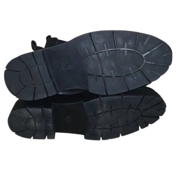 Zara Black Leather Chelsea Boots - Picture 4 of 6